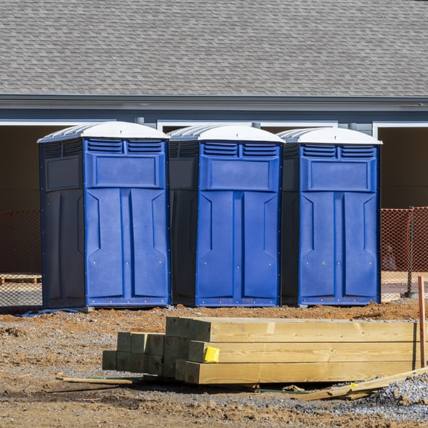 are there any restrictions on what items can be disposed of in the portable toilets in Chester MD